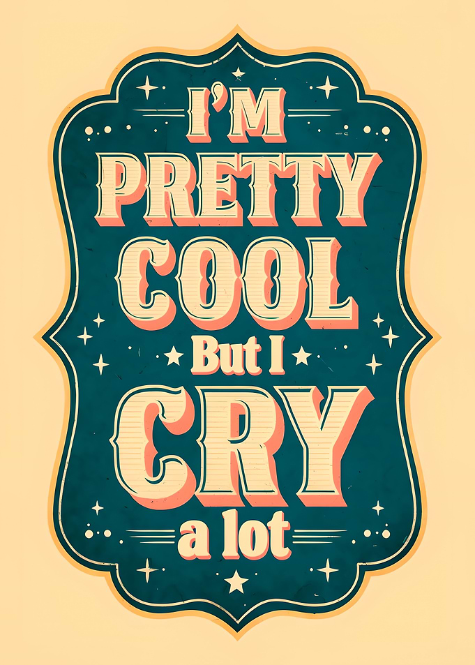 I'm Pretty Cool But I Cry a Lot
