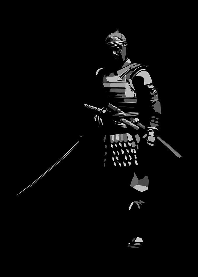 Samurai Warrior Silhouette
