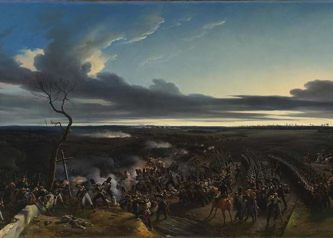 Battle Scene Painting