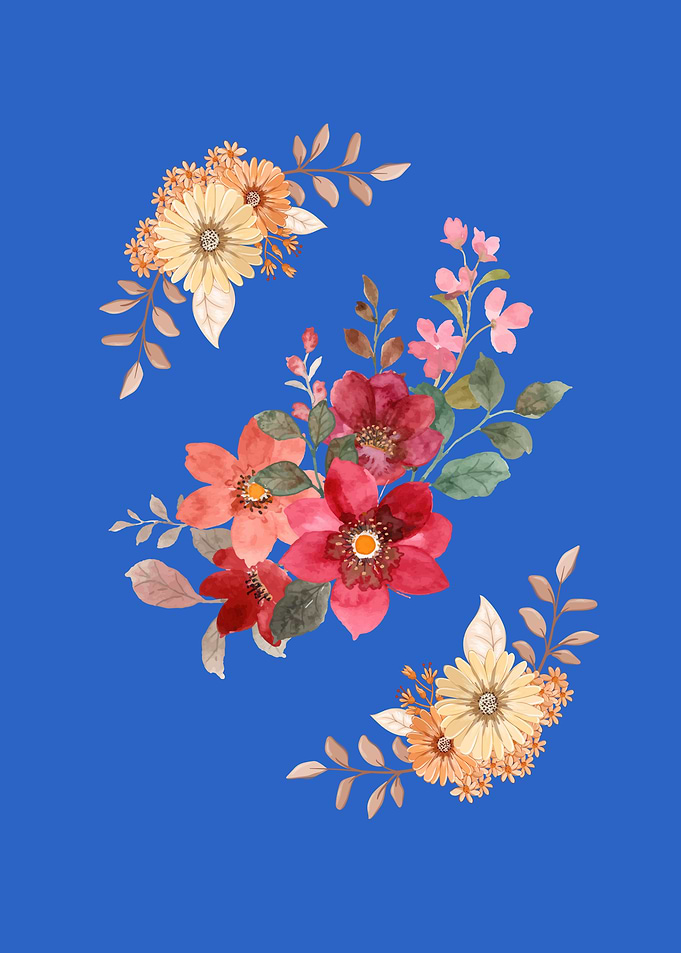Watercolor Floral Bouquet