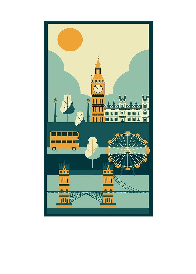 London Skyline Illustration