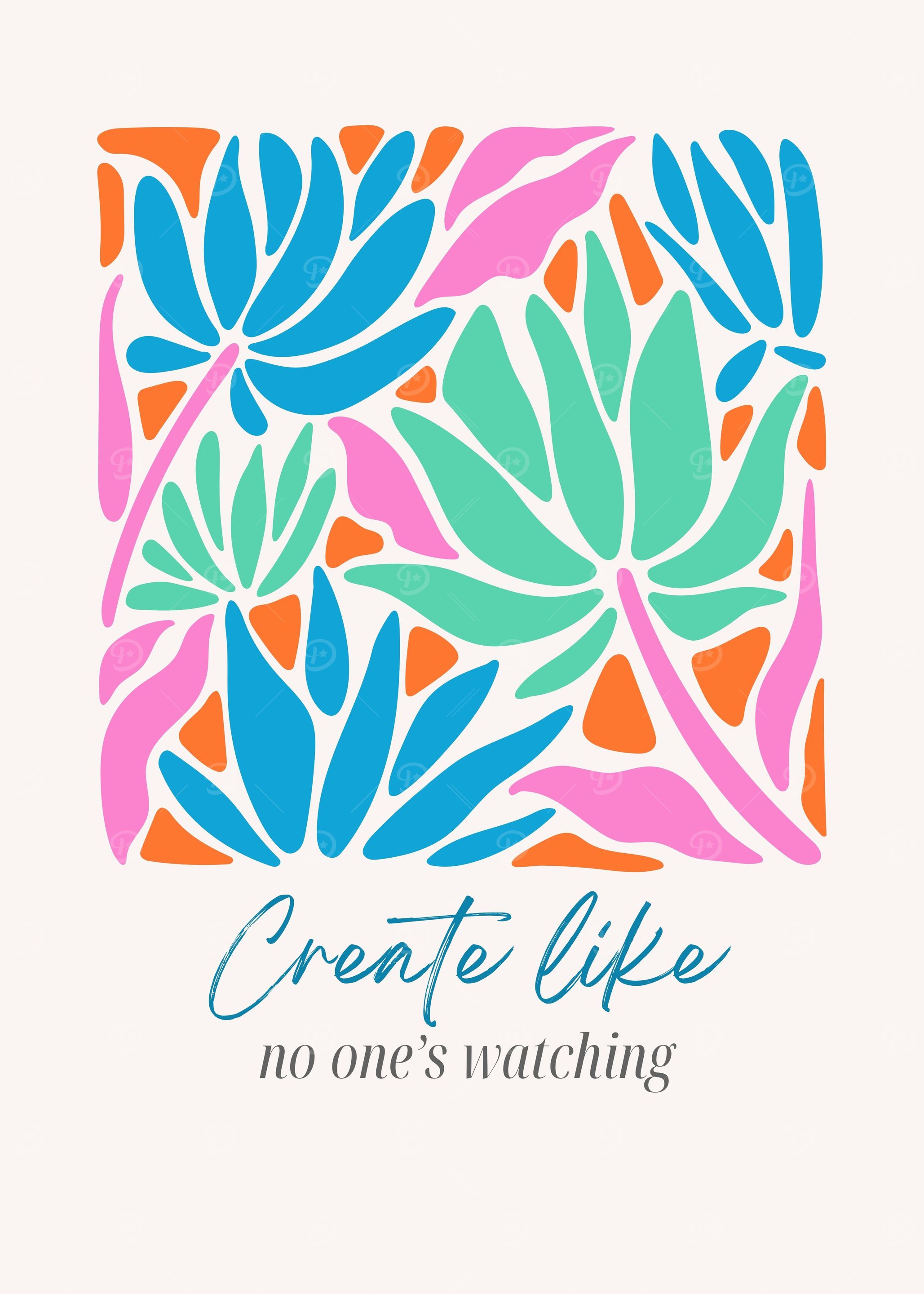 Floral Abstract Art Print