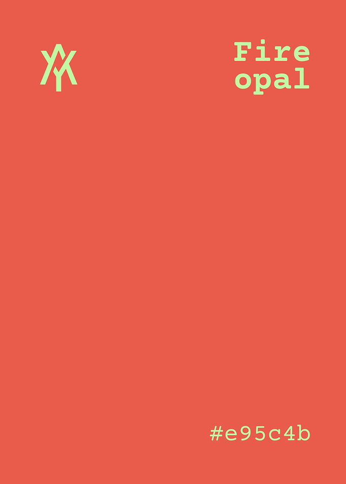 Fire Opal Color Palette