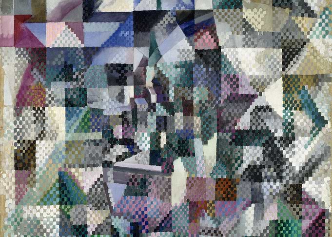 Abstract Geometric Painting