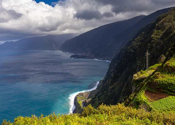 Coastal Cliffs and Ocean View, Madeira