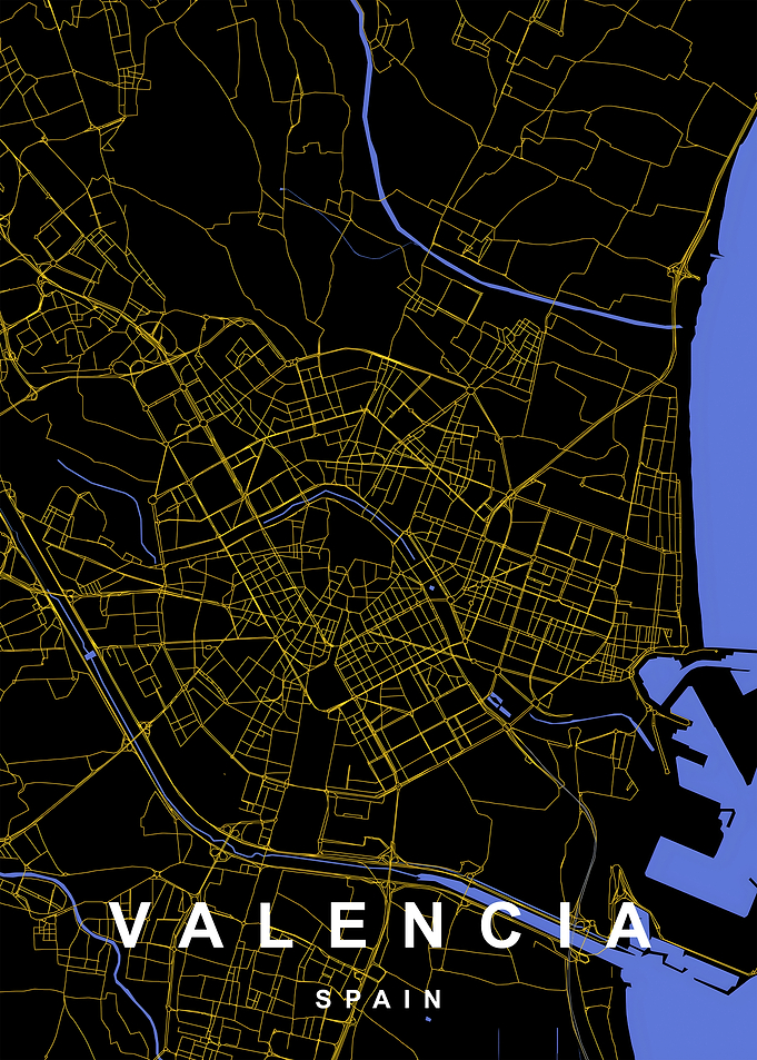 Valencia City Map