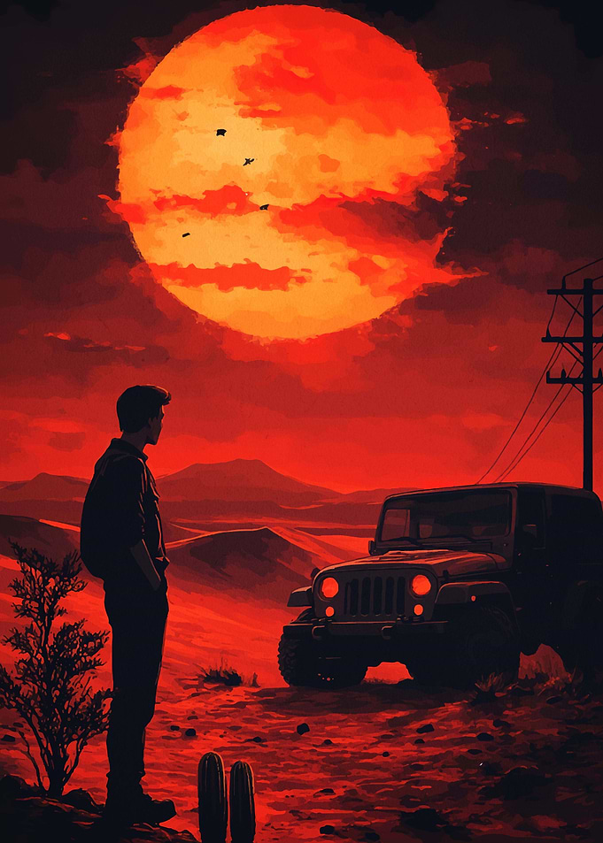 Red Sunset Desert