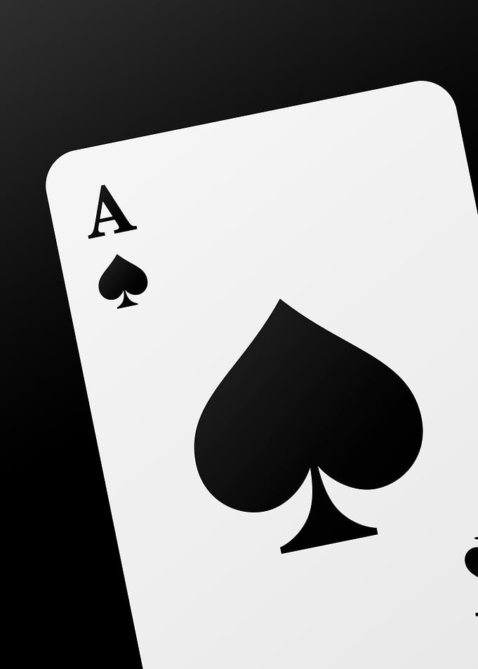 Ace of Spades Playing Card