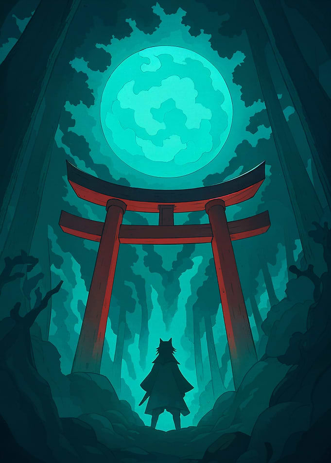 Moonlit Forest