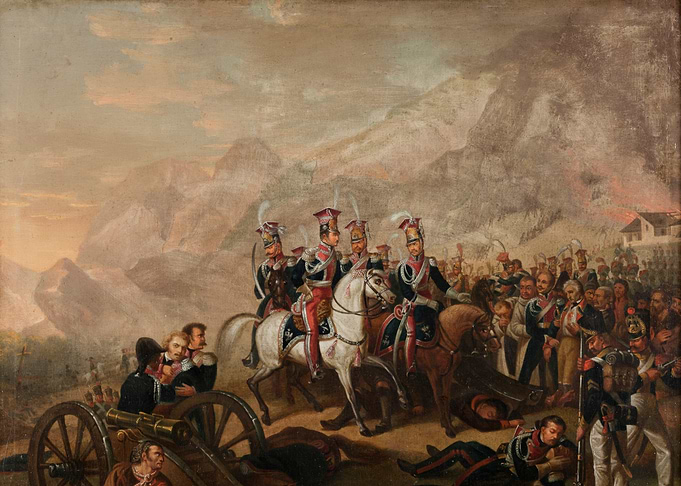 Military Painting: Cavalry Charge