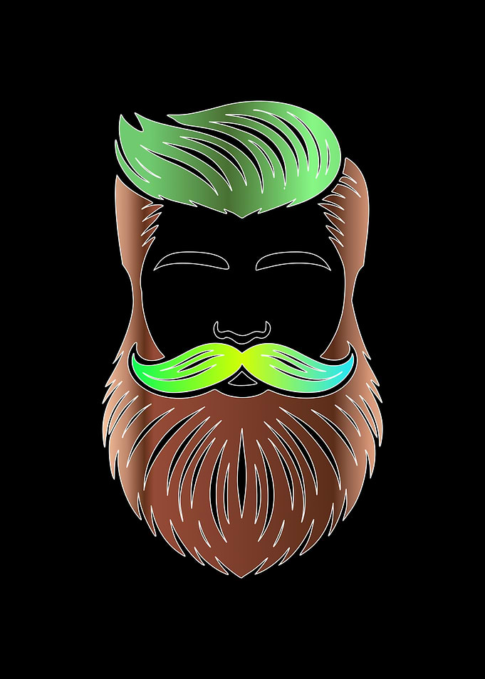 Neon Beard Vibes