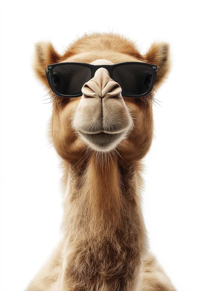 Cool Camel in Sunglasses