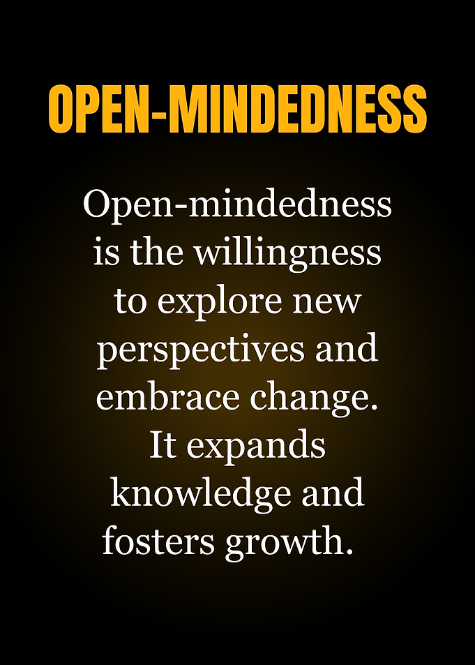 Open-Mindedness Definition Quote
