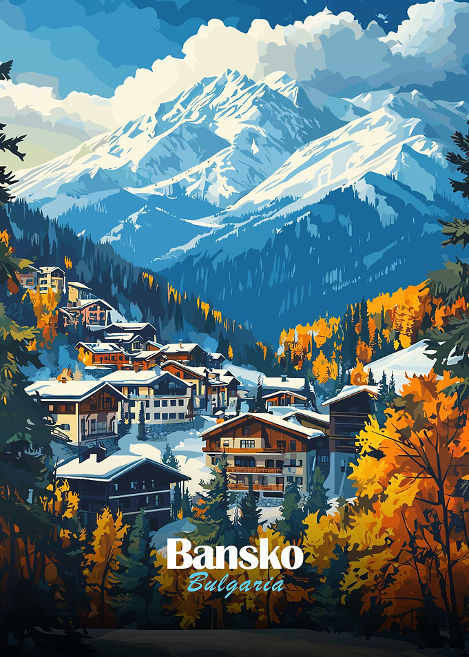 Bansko, Bulgaria Mountain Village