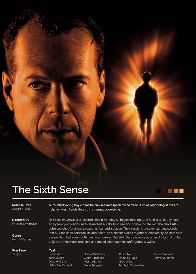 The Sixth Sense Movie Poster