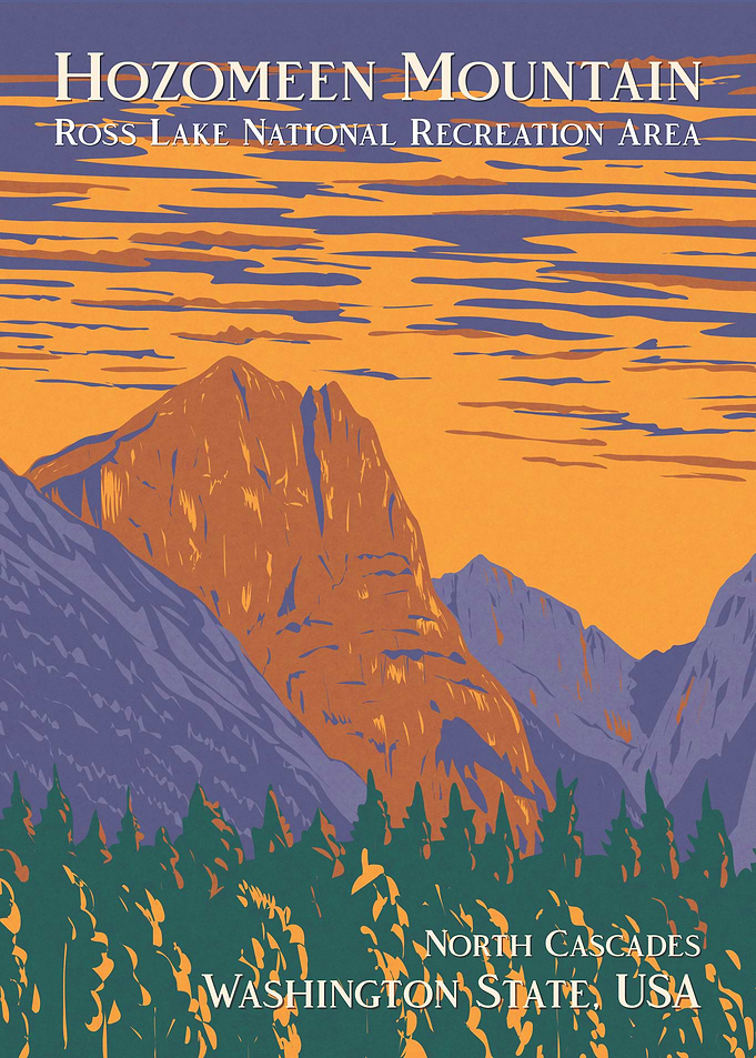 Hozomeen Mountain Washington