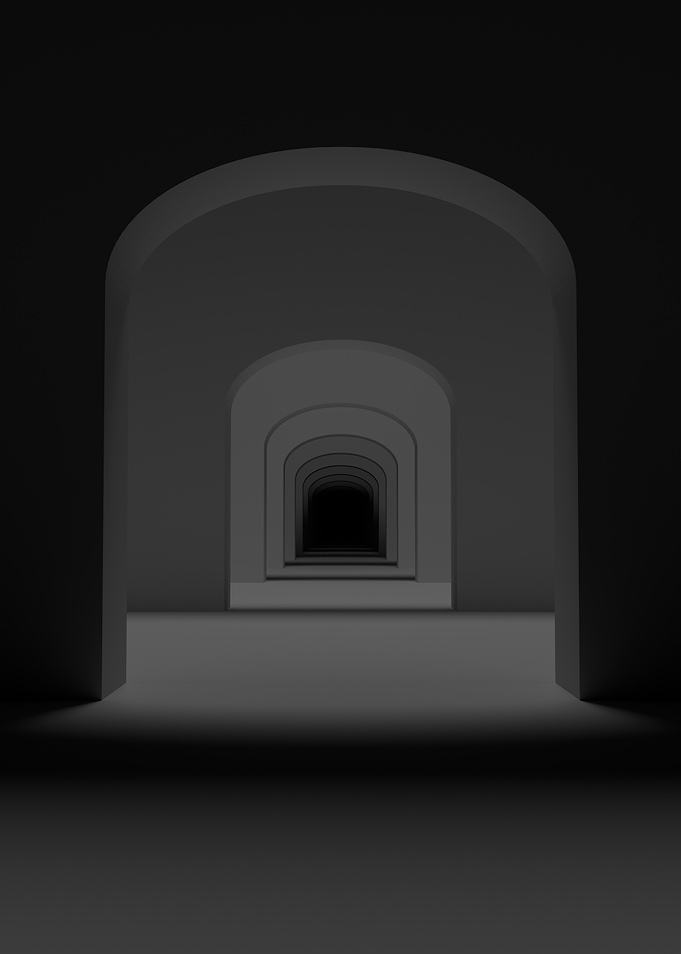 Abstract Endless Archway