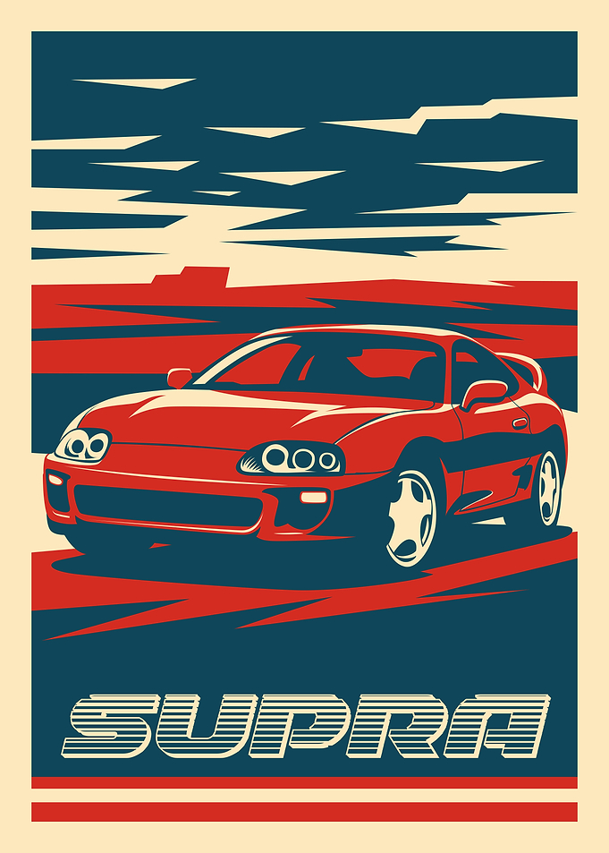 Toyota Supra Poster