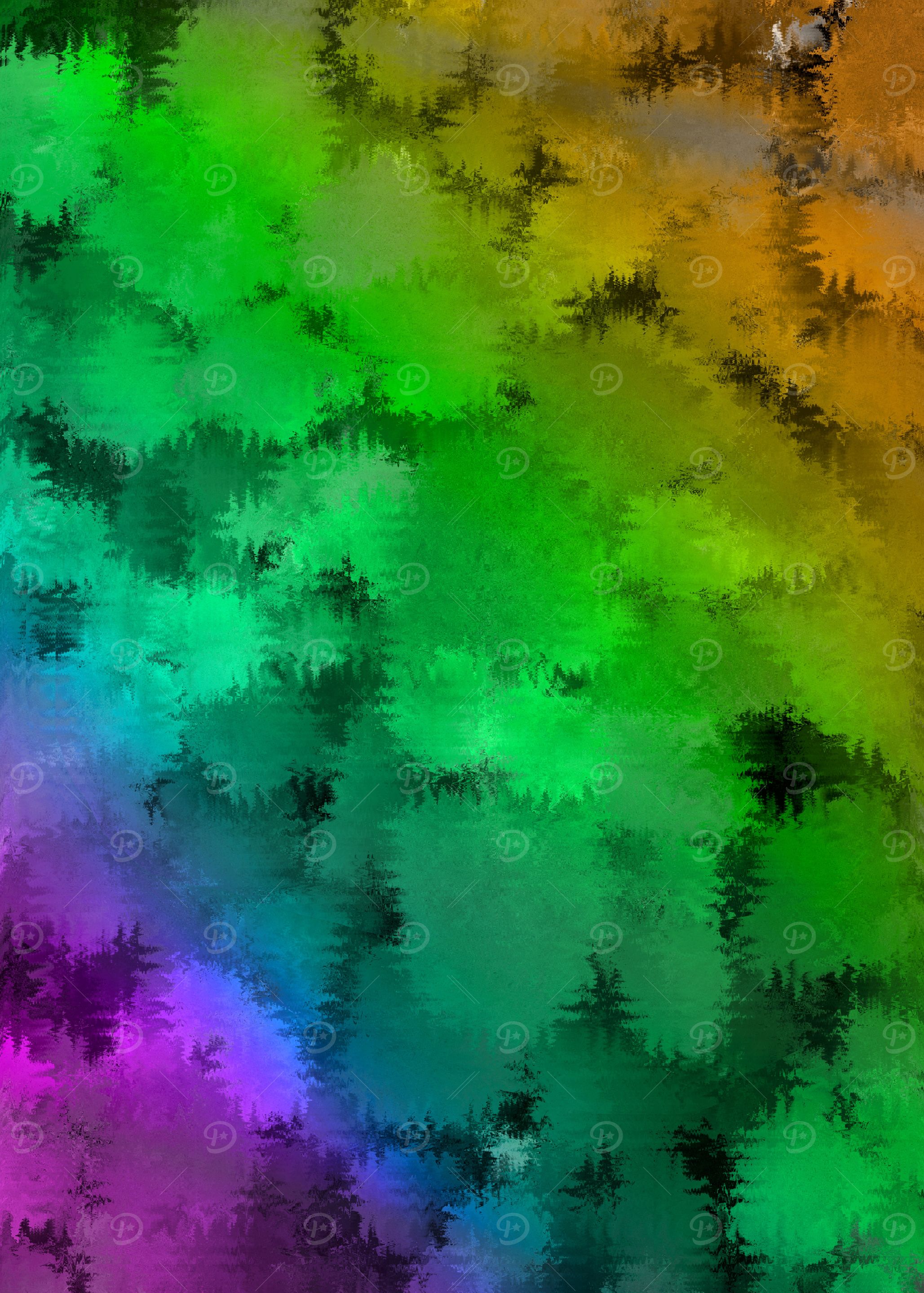 Abstract Rainbow Gradient GJU8