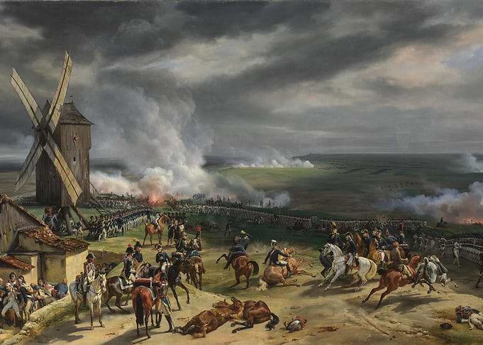 Battle Scene Painting