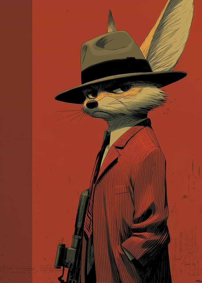 Mafia Fennec Fox Gangster