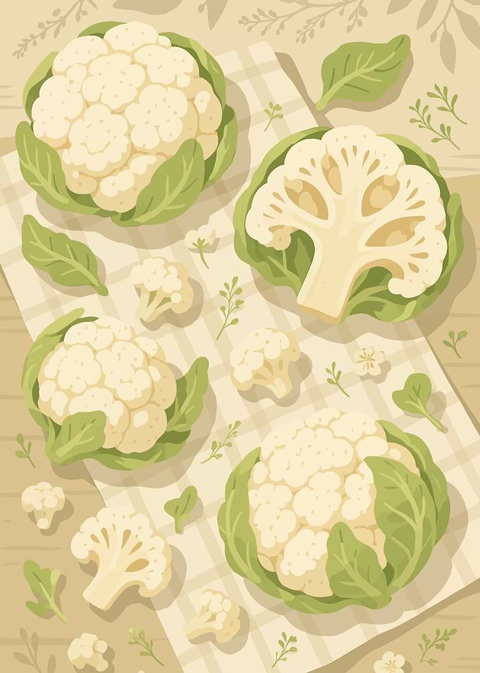 Cauliflower β A Stylized Tablescape