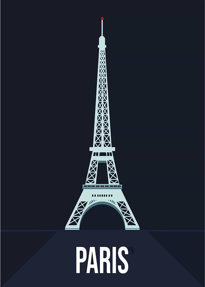 Eiffel Tower Minimalist Design