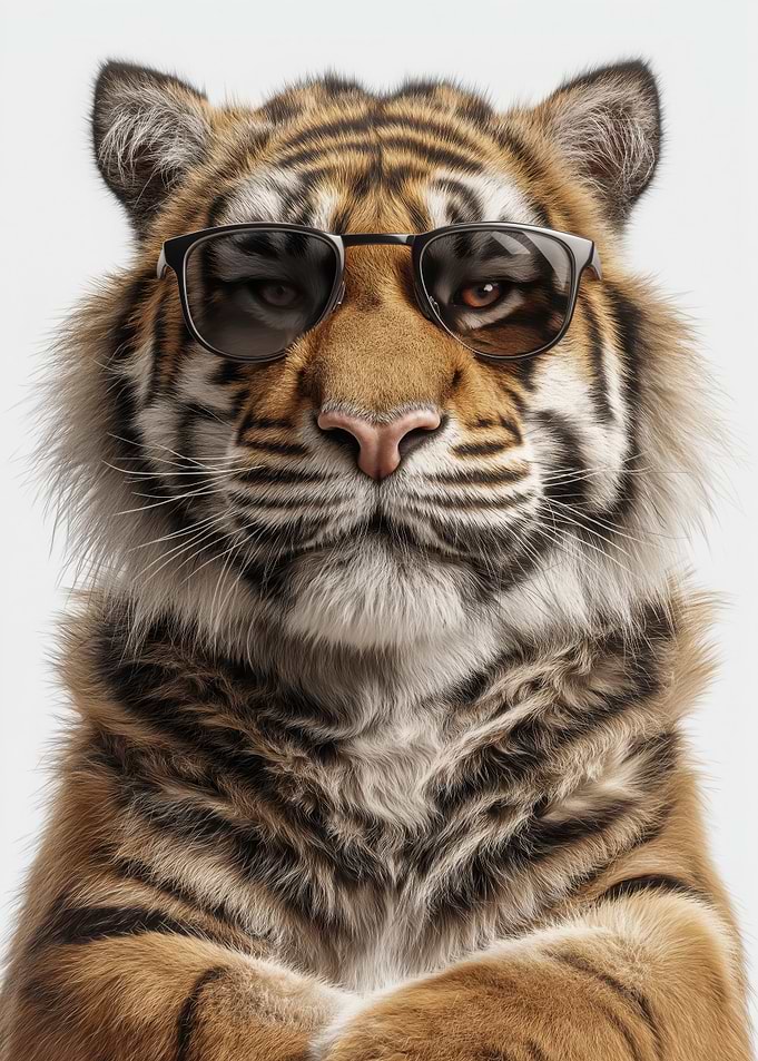 Cool Tiger in Sunglasses