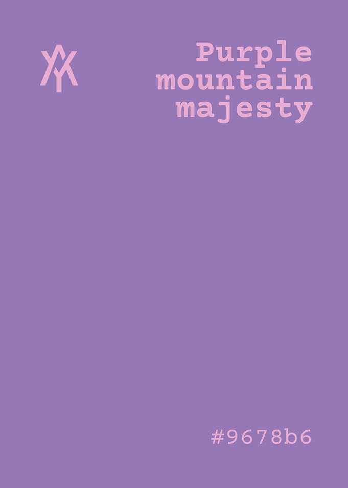Purple Mountain Majesty Color Palette