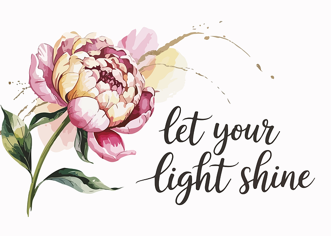 Floral Let Your Light Shine