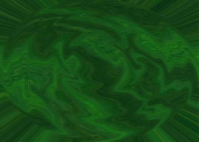 Abstract Green Swirls ET1