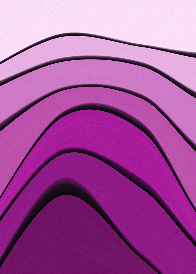 Abstract Purple Waves