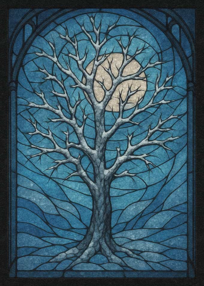 Stained Glass Tree