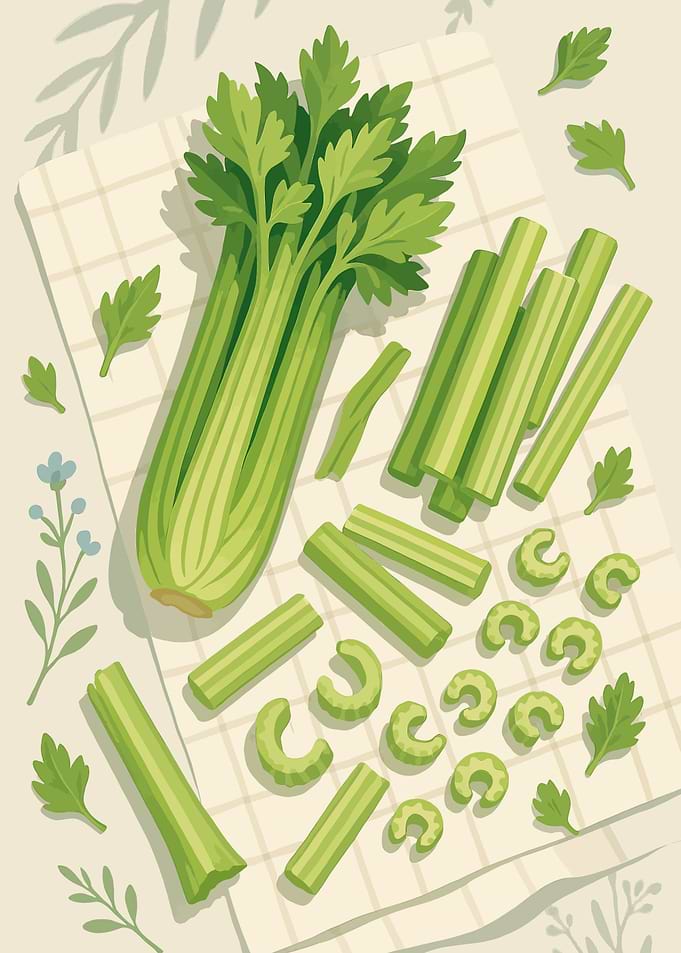 Celery – A Stylized Tablescape