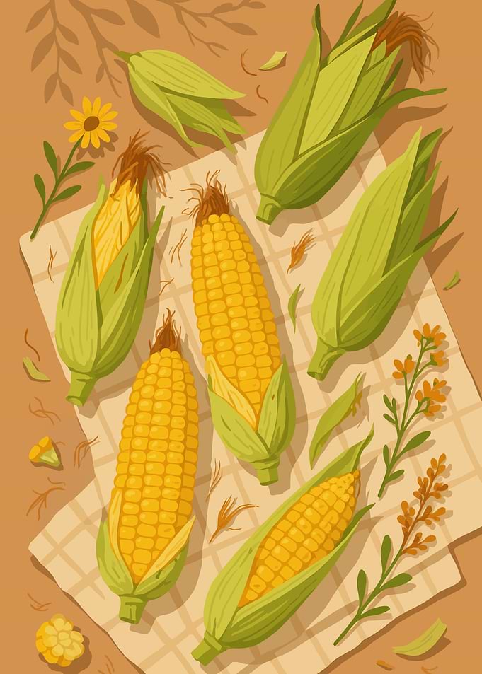 Corn – A Stylized Tablescape