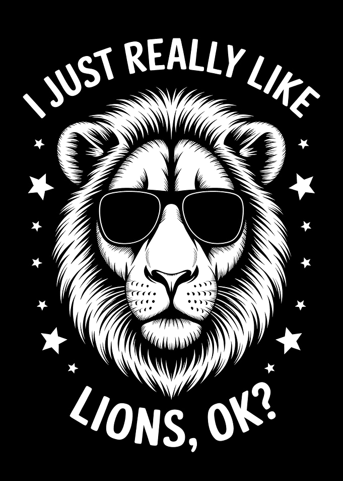 Lion Sunglasses Graphic