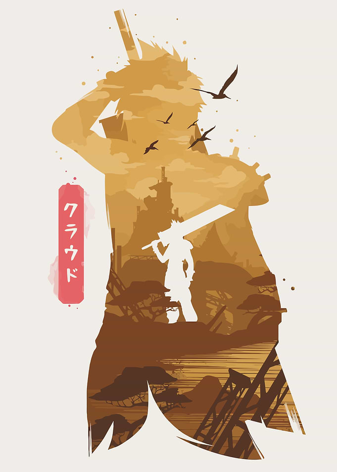 FF VII Silhouette
