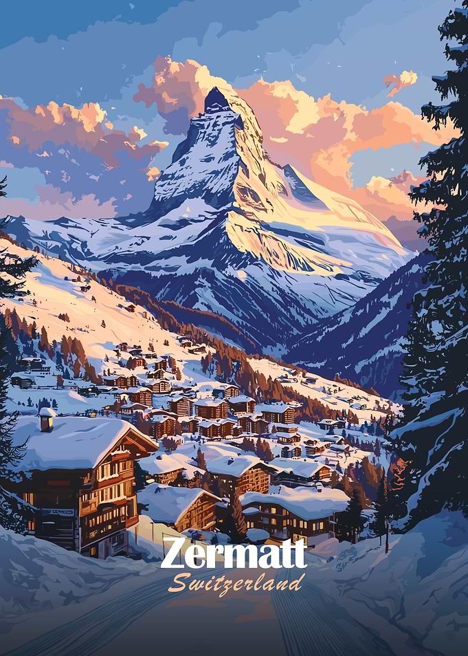 Zermatt Switzerland Mountain View