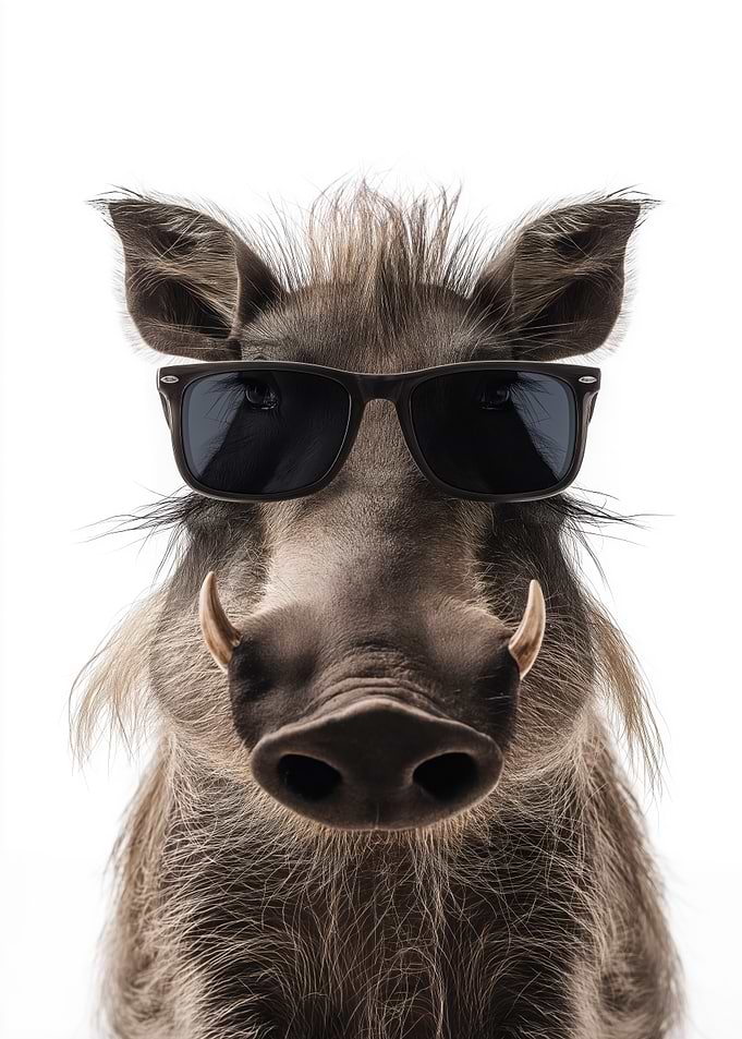 Cool Warthog in Sunglasses
