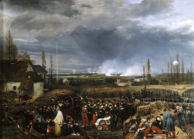 Battle Scene Painting