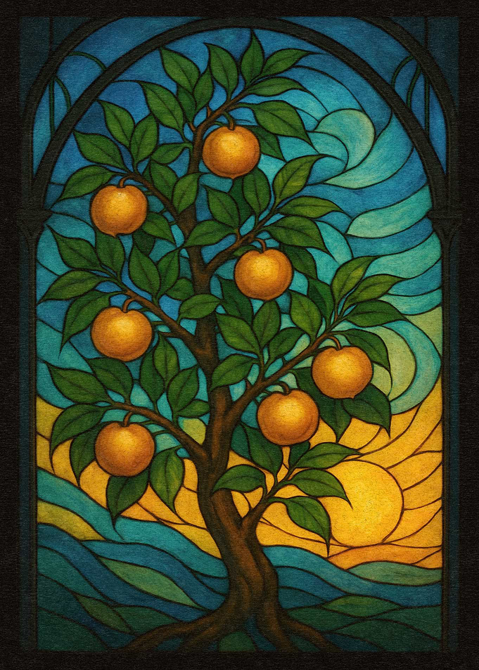 Stained Glass Tree of Life