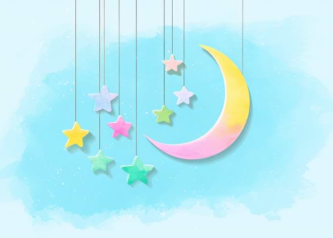 Moon and Stars Mobile
