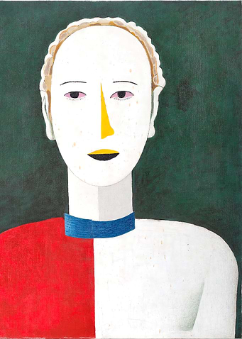 Portrait of a Woman by Kazimir Malevich
