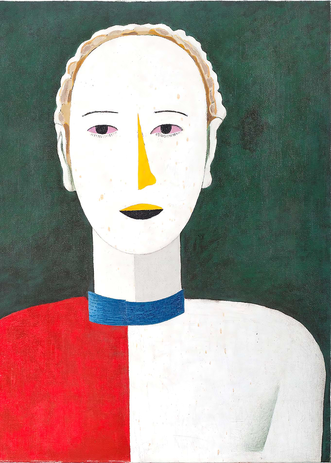 Portrait of a Woman by Kazimir Malevich