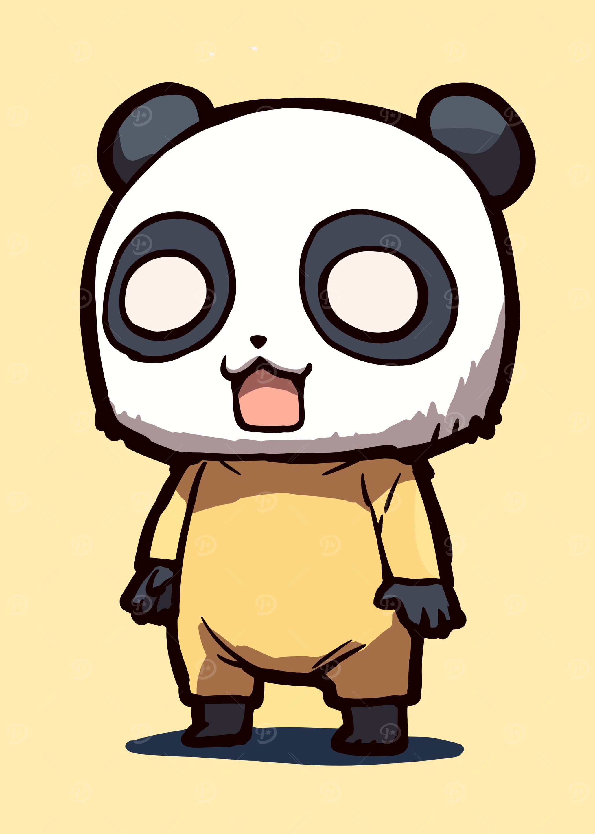 Cute Panda Cartoon