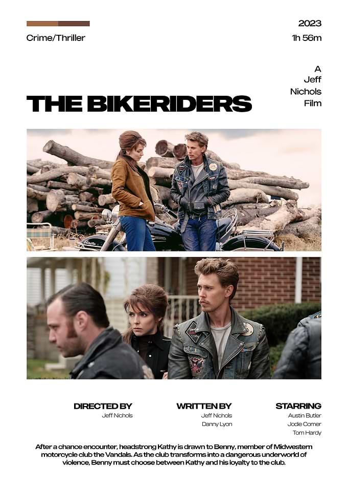 The Bikeriders Movie Poster