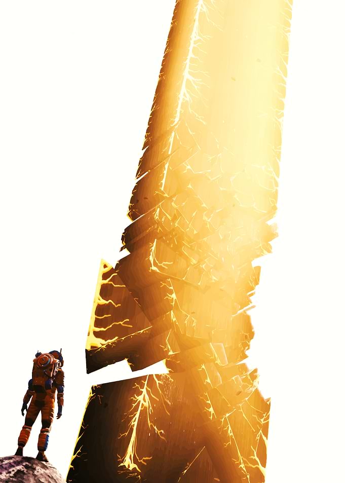Astronaut and Monolith