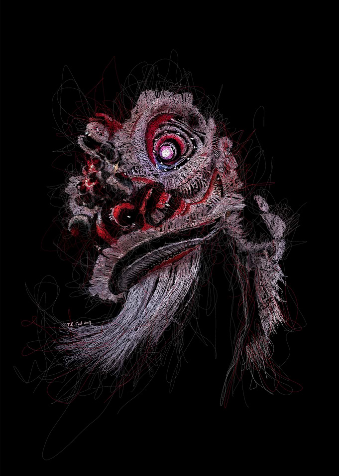Lion Dance Mask