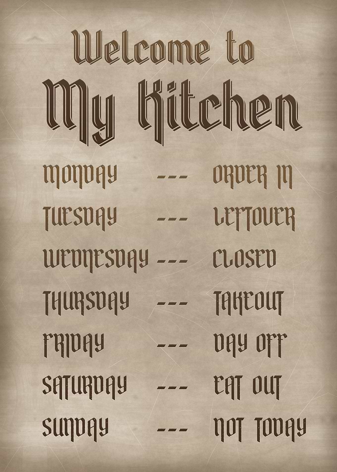 FUNNY KITCHEN OPENING