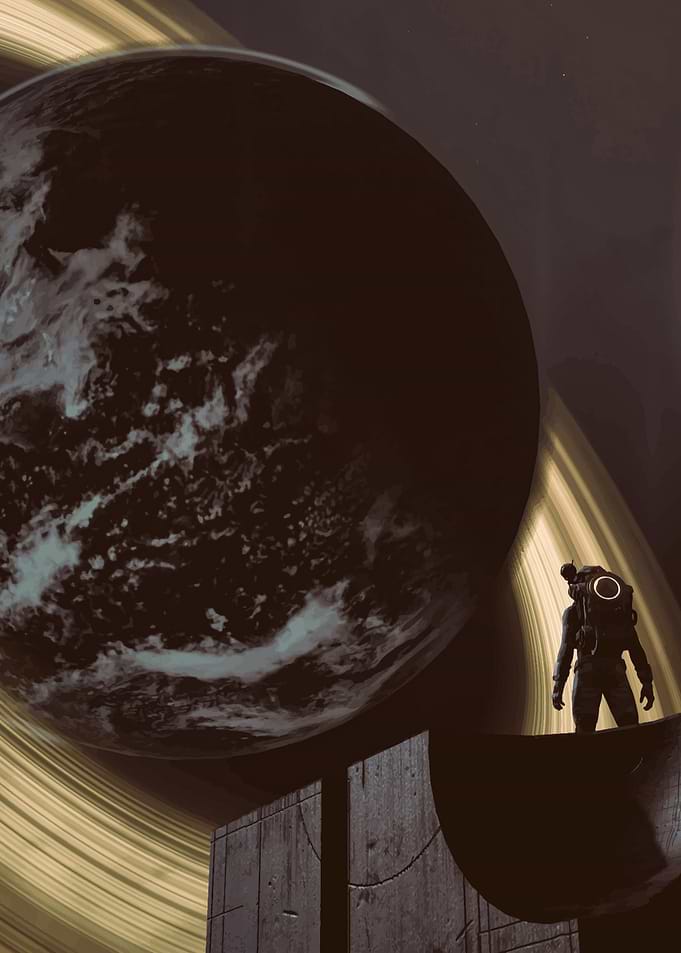 Astronaut on Alien Planet